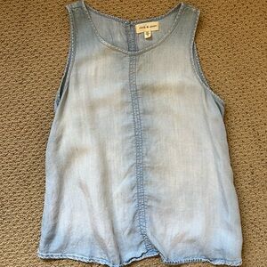 Anthropologie Cloth and Stone Denim Tank